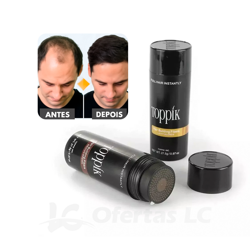 Kit Toppik Hair - Disfarce instantâneo da calvície