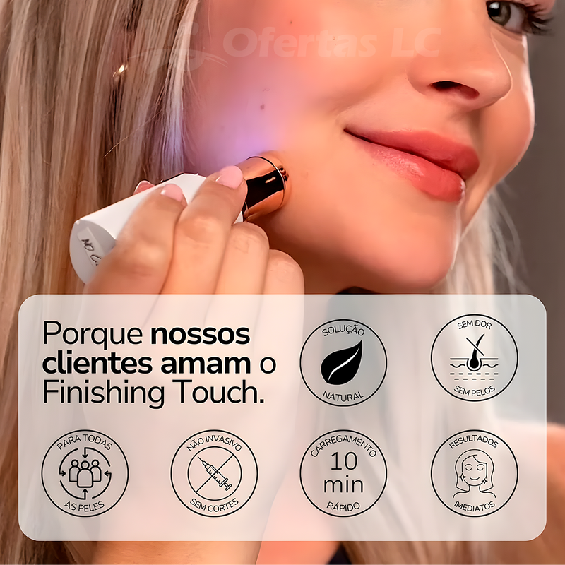 Depilador Facial SilkTouc- Remove os pelos faciais sem dor