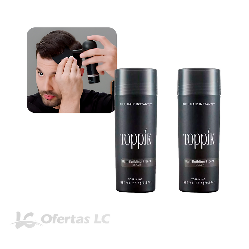 Kit Toppik Hair - Disfarce instantâneo da calvície
